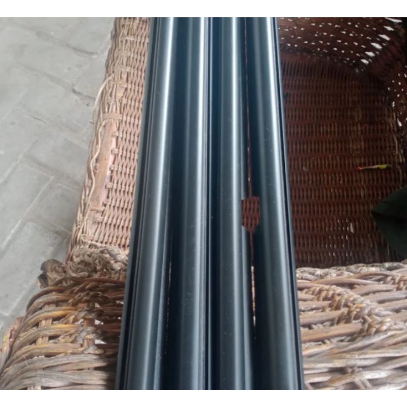 pelipit kaca list kaca All New Corolla XLI hitam doff