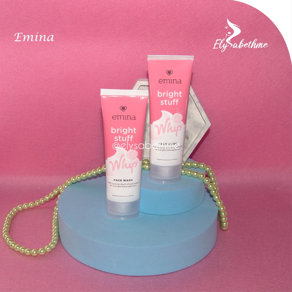 ✿ELYSABETHME✿ ˜”*°• emina •°*”˜. Emina Whip Foam face wash 50ml sabun cuci muka lembut tekstur airy foamy lembut memperbaiki skin barrier
