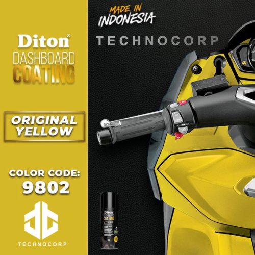 

DITON PREMIUM 9802 YELLOW DASHBOARD COATING BODY KASAR ORIGINAL KUNING
