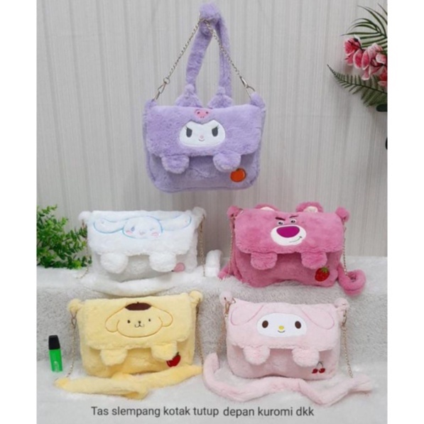 Tas Selempang Tutup Depan Size 20cm/Tas samping lucu/Selempang Anak Remaja/Tas karakter/Tas New/tas bolak,balik/