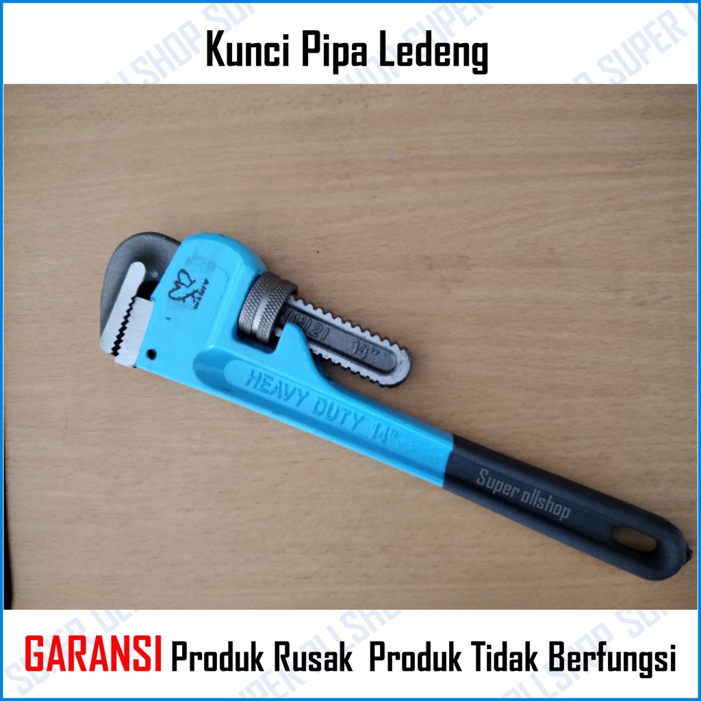 Kunci Pipa 14&quot; inch / Adjustable Pipe Wrench / Kunci Pipa Ledeng Heavyduty Murah