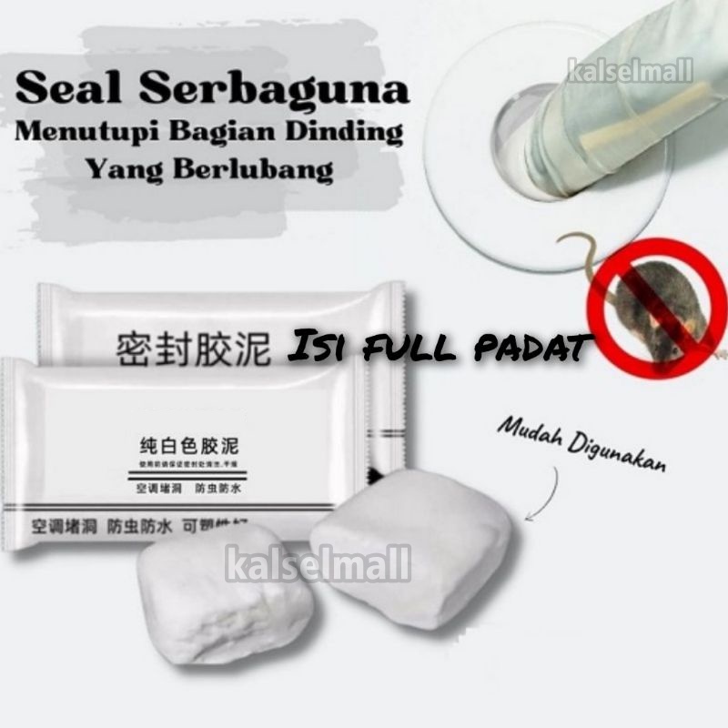 Dempul Instan Penambal Dinding Tembok Retak Tambal Lubang Sealant Ajaib Serbaguna Lem Penutup Elastis Semen Instant Tutup Selang AC Tambal Lobang Lubang Pipa AC ART55