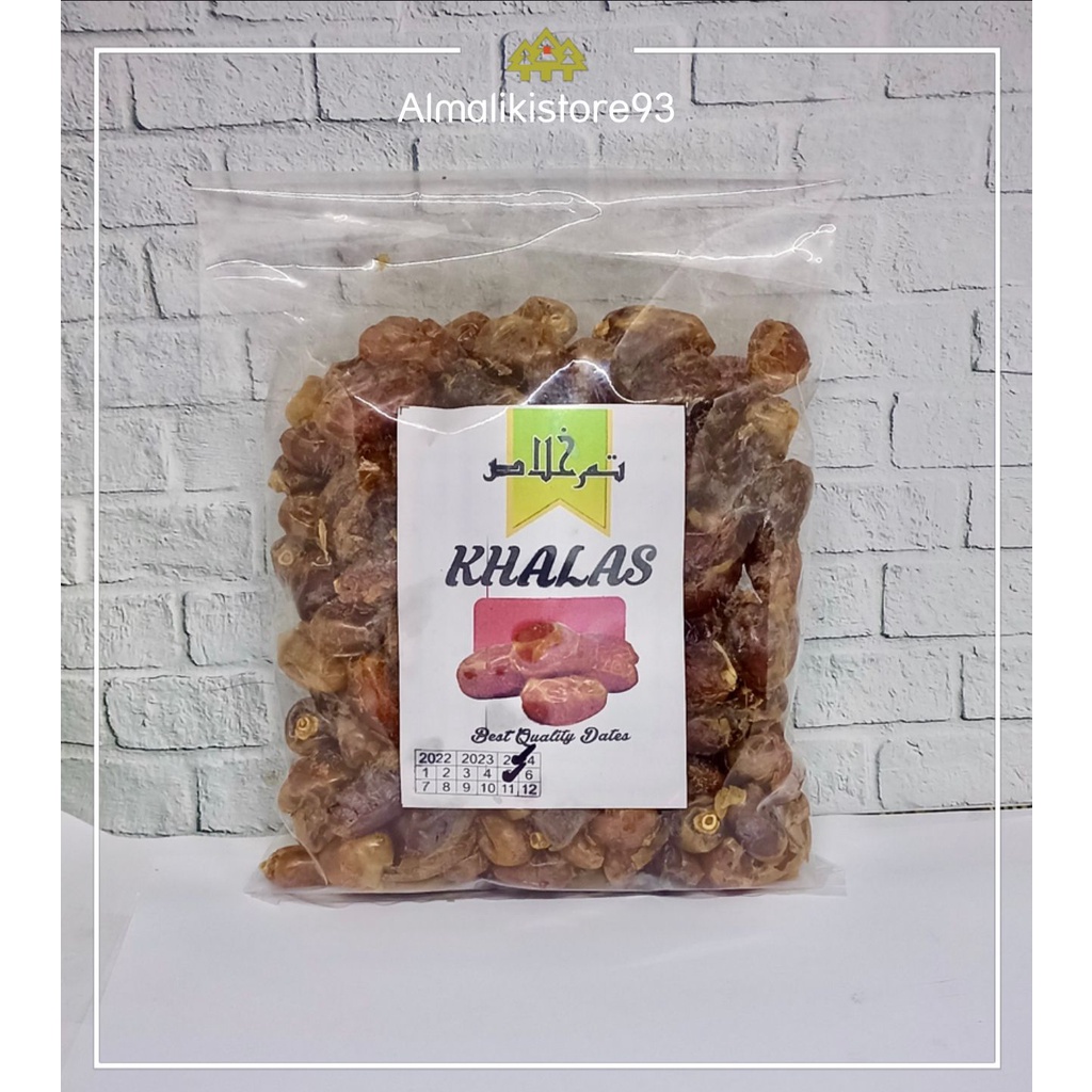 

KURMA KHALAS / KURMA KHOLAS PREMIUM-1KG-KURMA OLEH2 HAJI&UMROH