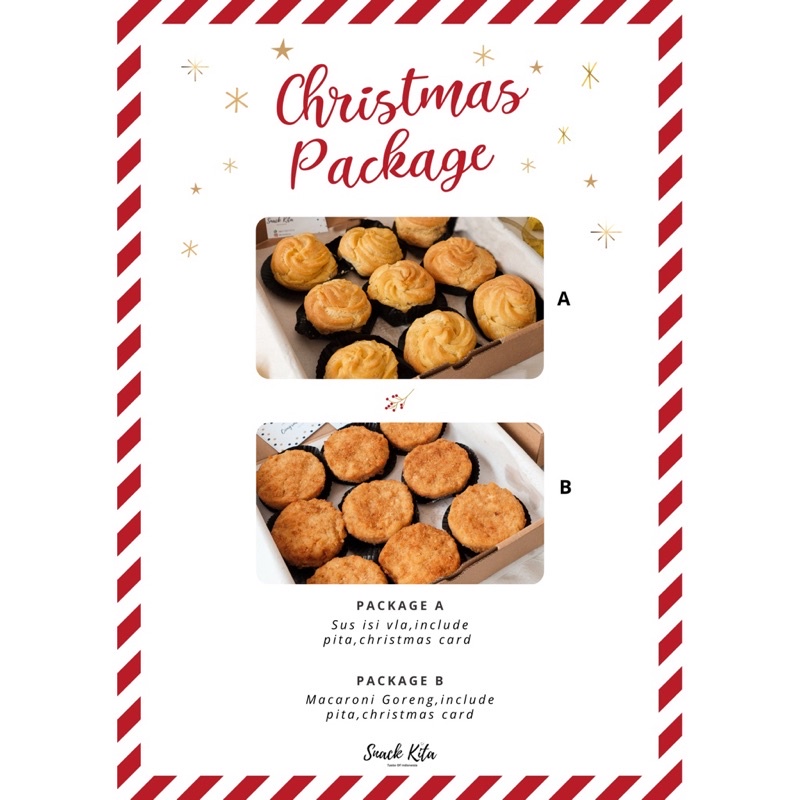 

hampers natal christmas kue basah paket natal