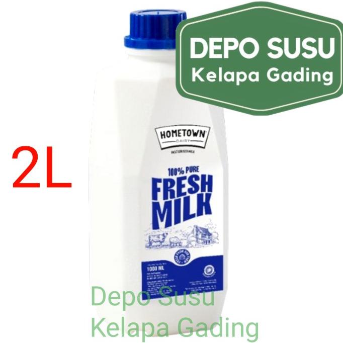 

Susu segar Hometown 2L / Home Town Fresh Milk TERLARIS TERPERCAYA ORIGINAL