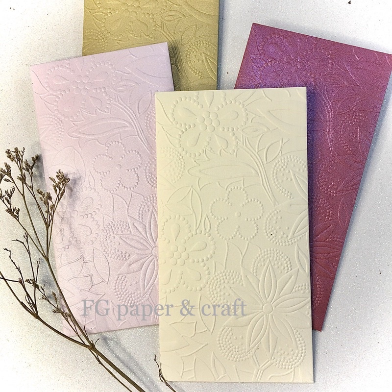 

Amplop Uang 5pcs Angpau Flower Emboss by fgpaper