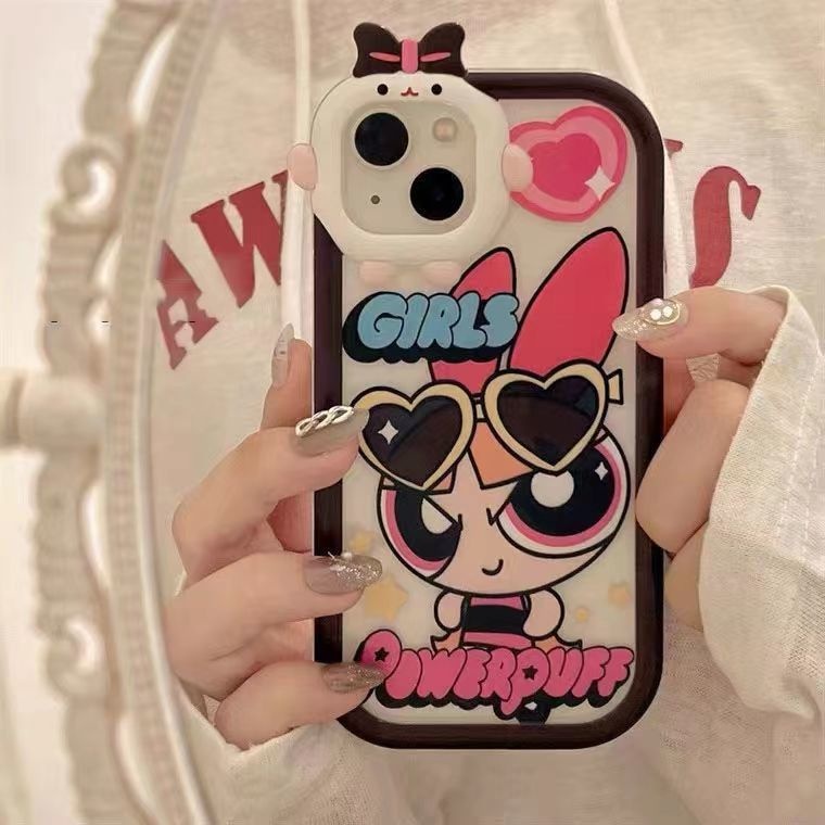 Case Desain Power Girl Untuk IPhone 12 13 14 11 Pro Max X Xs Max Xr Vcvg