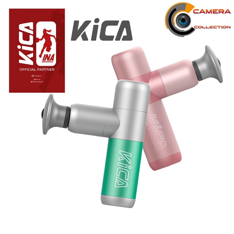 Kica MINI 2 Massage Gun - Alat Pijat Portabel Merah & Hitam 195g
