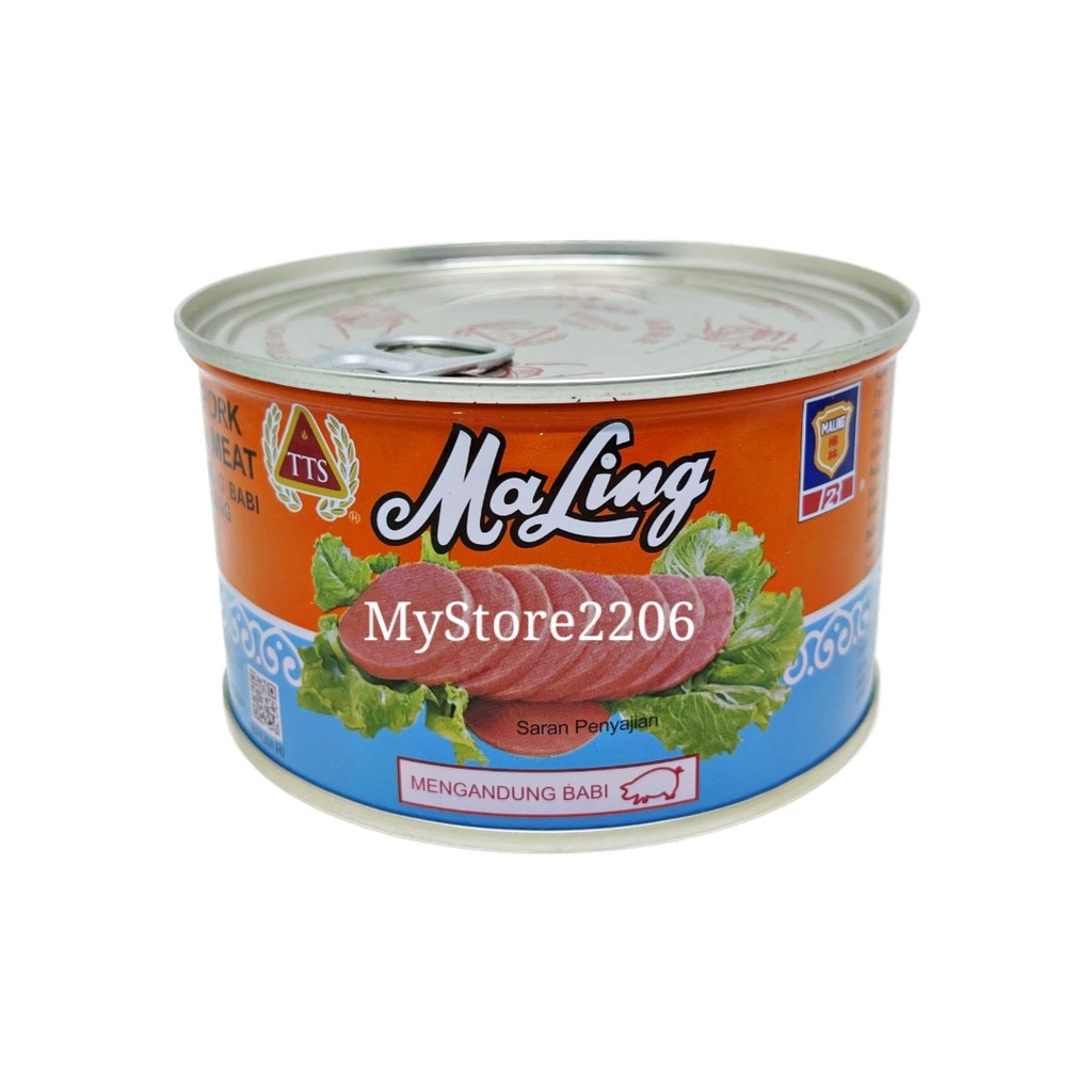 

Daging HAM MaLing merek TTS / HAM MaLing ukuran besar (397 gram) / Maling Canned Pork Luncheon Meat