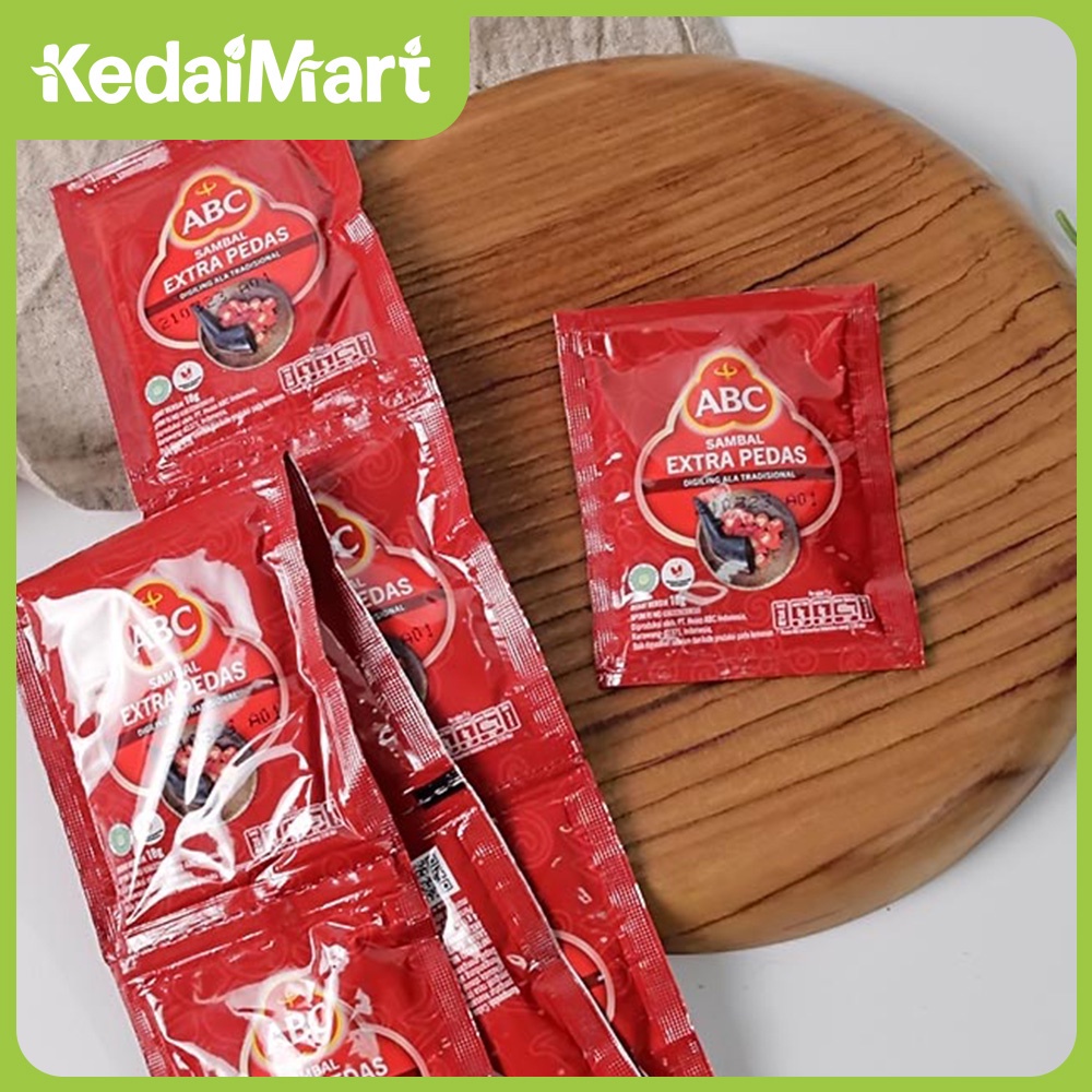 

ABC Sambal Extra Pedas Renceng Isi 10 x 18 / 20 Gram