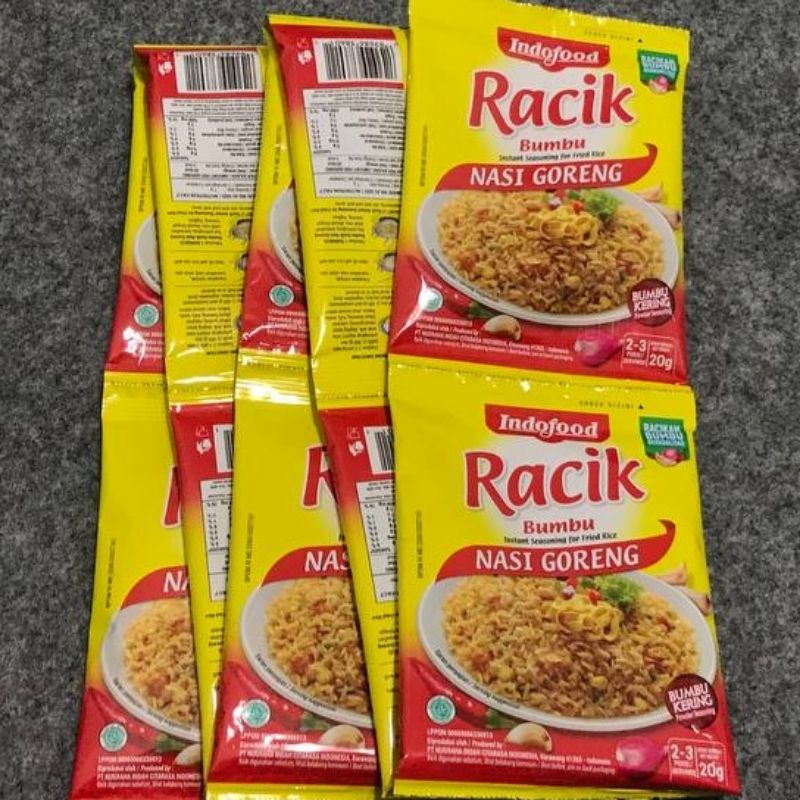 

Racik Nasi Goreng Indofood 1 Renteng isi 10 pcs/bungkus