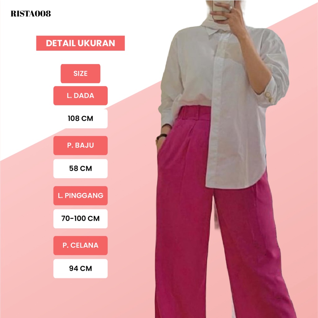 Vaura Set Setelan Atasan Dan Bawahan Crinkle Pakaian Muslim Wanita OOtd Hijab Kekinian Terbaru