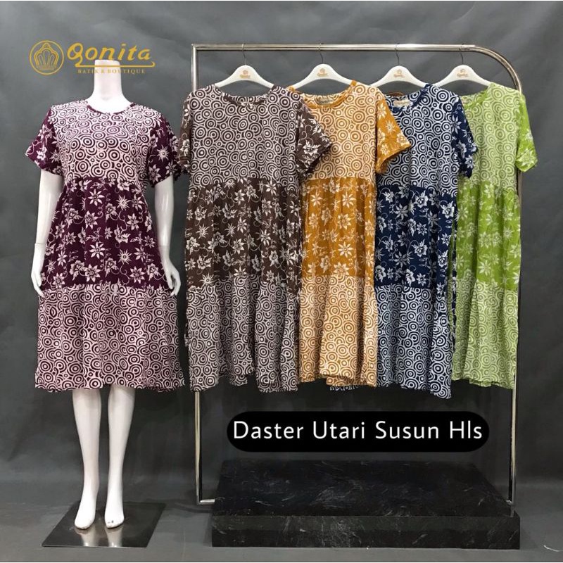 Qonita Daster Utari Susun Hls || by Qonita Batik & Boutique || Qonita Batik Pekalongan