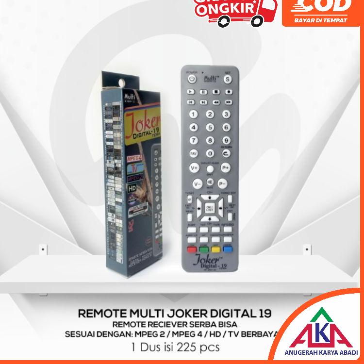 [KODE 8844] Remot Set top Box Joker Digital 19 / 20 Receiver Multi STB / TV Kabel /Parabola dll