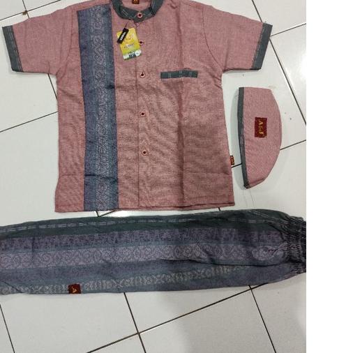 limited STOCKsetelan-koko anak laki laki sarkoci lengan pendek by A&J collection|SQ3