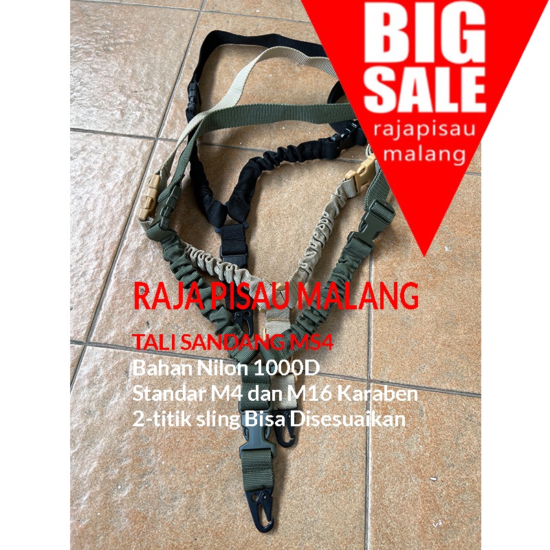 tali sandang ms4 tali sandang sling tactical bahan bagus