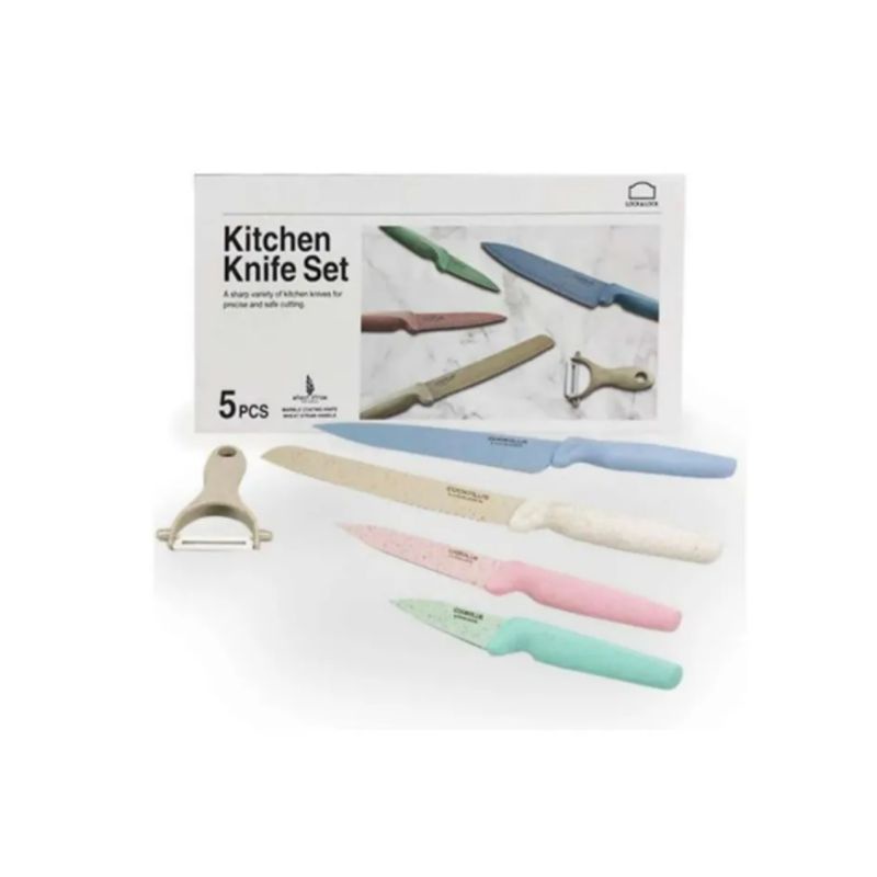 L&amp;L Cookplus Knife 5 Set ckk10285 Rainbow