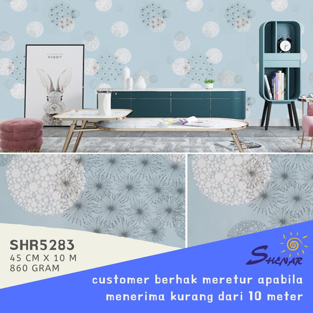 (750GR) SHENAR WALLPAPER STIKER DINDING PVC / WALLPAPER DINDING MOTIF / DEKORASI RUMAH / WALLPAPER UKURAN 45X10M / INTERIOR DESIGN / WALLPAPER TEMBOK