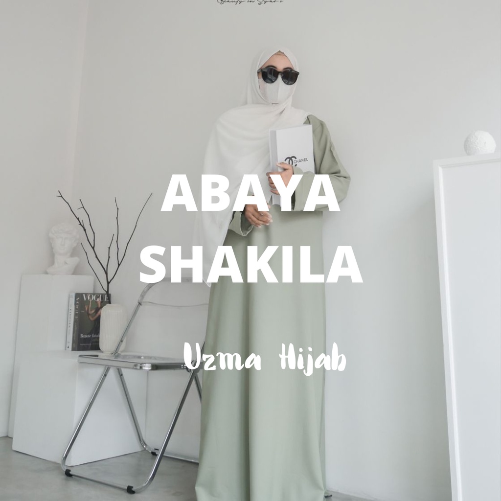 ABAYA SHAKILA BY UZMA HIJAB | BASIC ABAYA |GAMIS POLOS