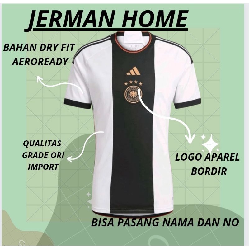 JERSEY JERMAN_PIALA DUNIA 2026 BAJU BOLA TIMNAS GERMANY JERSY AWAY GRADE ORI IMPORT THAILAND