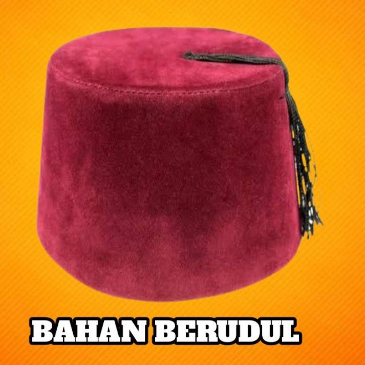 Diskon Peci Songkok Kopiah Sultan Ottoman Turki Fes Tarbus Rambut Fez Turkey Sufi Merah Abdul Hamid