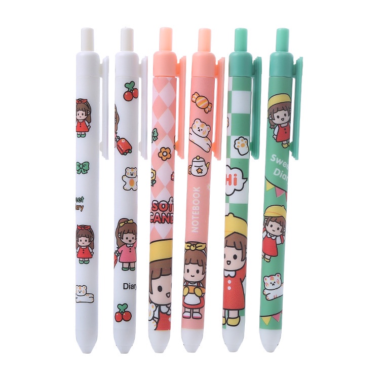 ♚𝐓𝐒 𝟗𝟐𝟖♚Pulpen Gel Motif Cartoon Pulpen Pelajar Dan Kantor Pena Lucu Motif Boneka Lucu