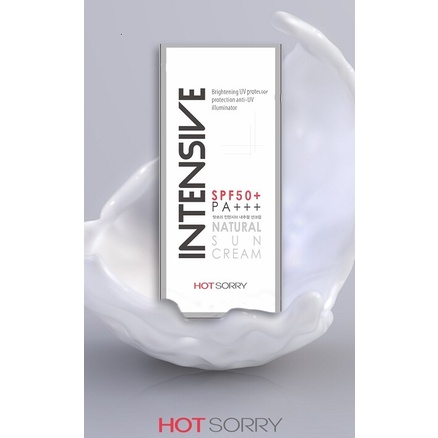 Hot Sorry Intensive Natural Sun Cream SPF50+ / PA+++ 70ml