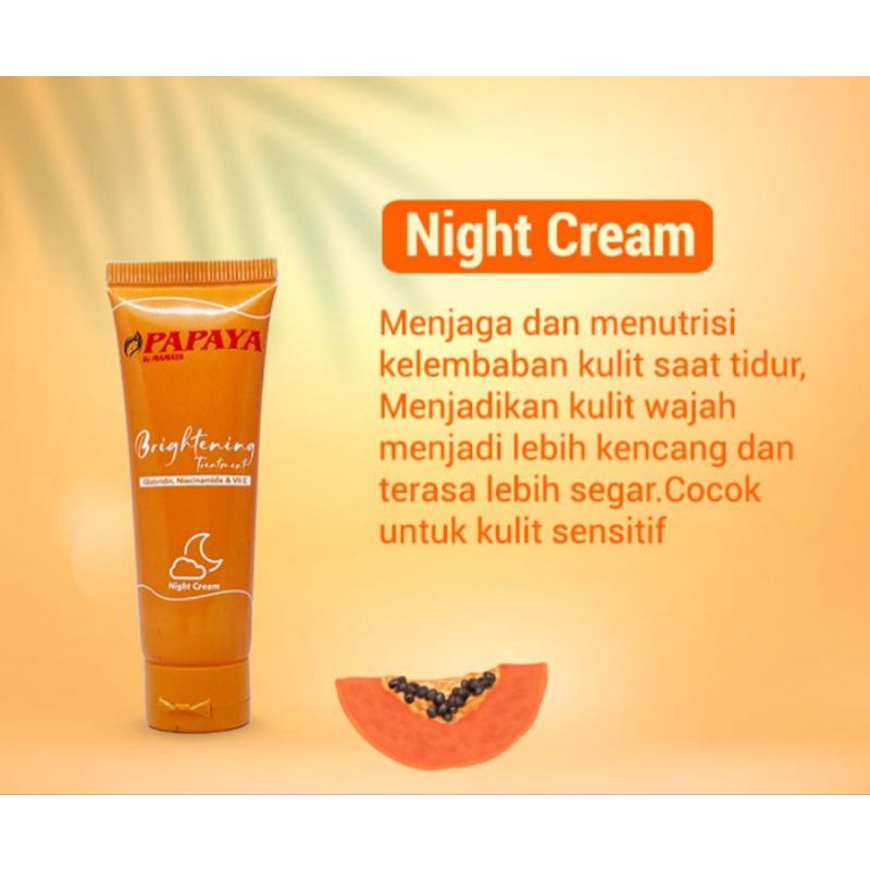 Papaya By Mamaya Brightening Treatment Day And Night Cream