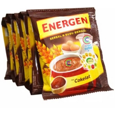 

Energen Coklat / Kacang Ijo /Vanilla - 1 Renceng (isi 10 sachet)