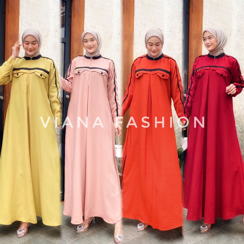 KHANSA DRESS PREMIUM WOLLYCREPE BY VIANA FASHION