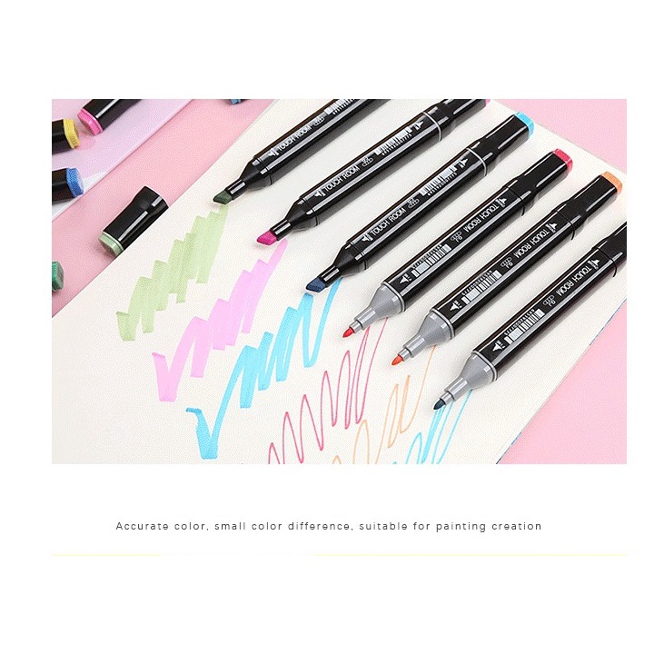 48 Pcs Pensil Warna Cair Highlighter Stabilo Dual Kepala Mewarnai Menggambar GMALL-ST0104