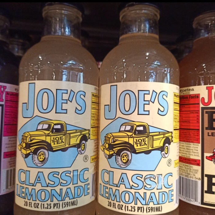 

Joe's tea classic lemonade 591ml