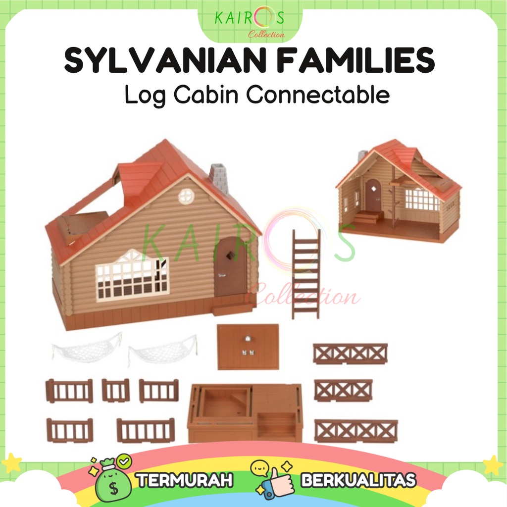 Sylvanian Families Log Cabin Connectable