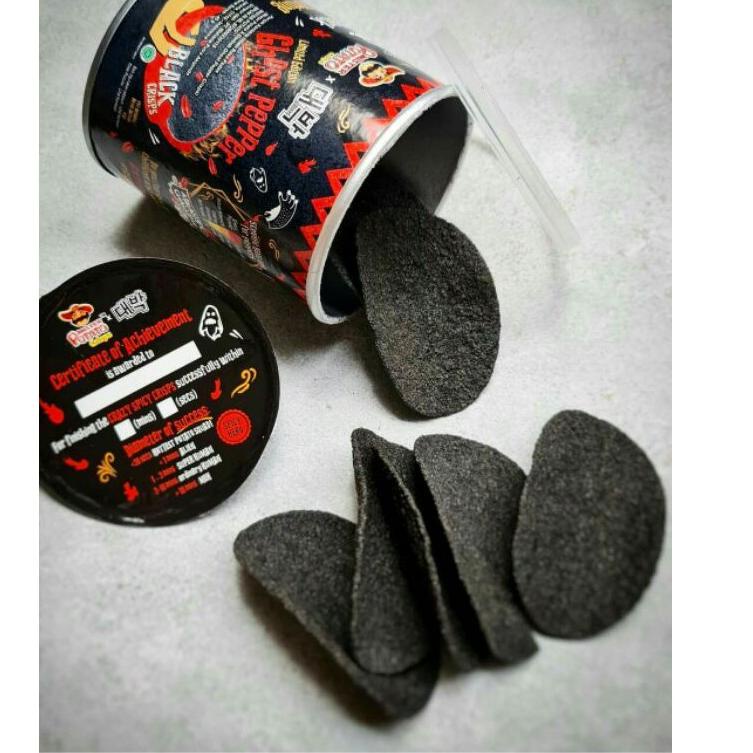 

タ PAQUI Mister Potato Ghost Pepper X Daeblak Mamee Keripik Kentang Pedas Hot Spicy Exp 2024 ✈