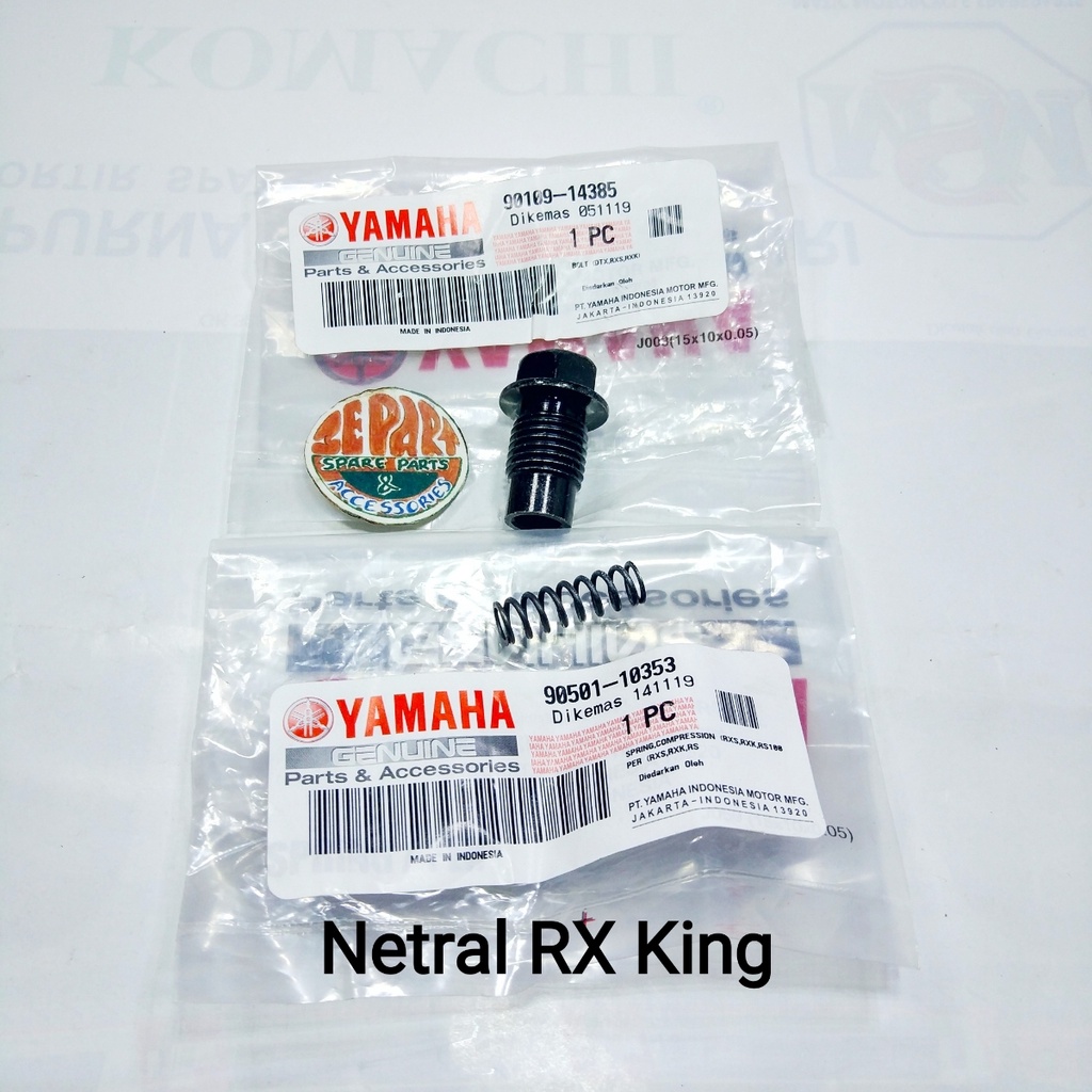 Baut Netral RX King Baut dan per netral RX King Ori YAMAHA SET