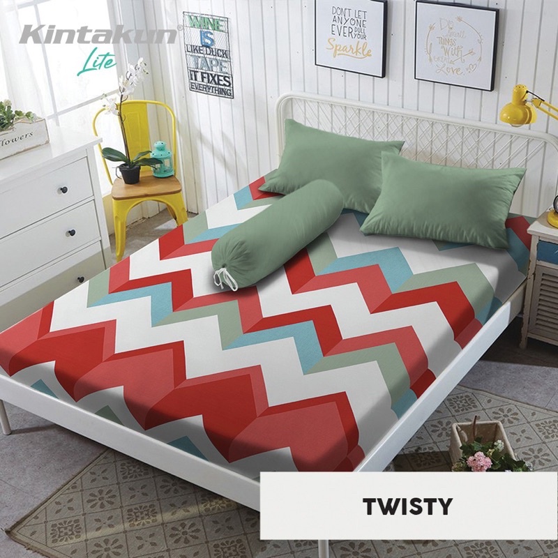 (BISA COD)SPREI KINTAKUN LITE NO 1 UK 180*200 CM DIJAMIN TIDAK LUNTUR