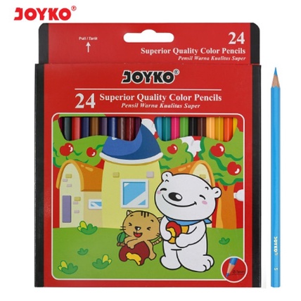 Pensil Warna Joyko 24 Warna CP-24PB