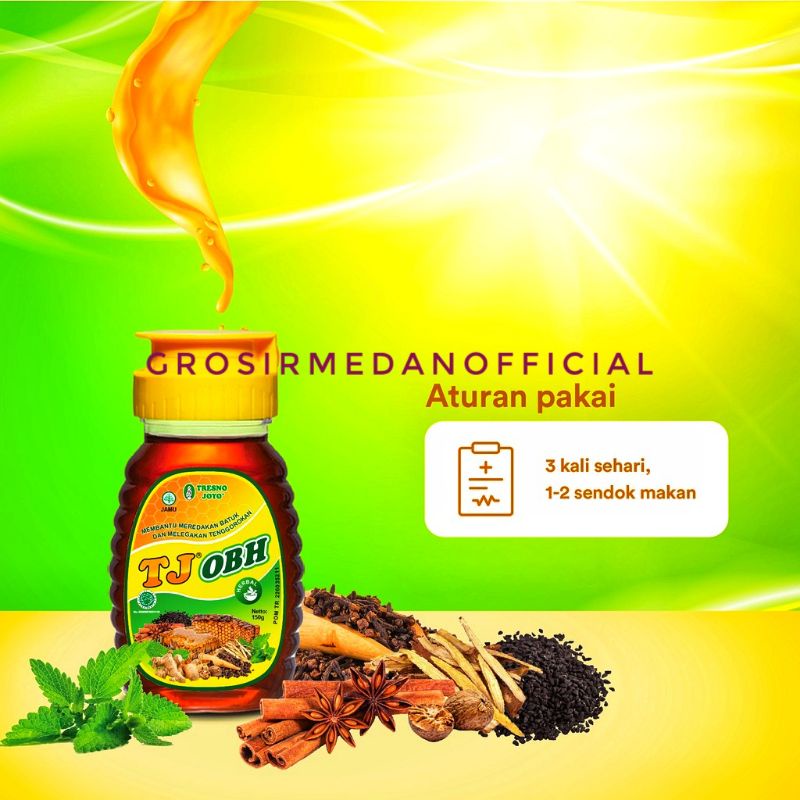 MADU TJ OBH 150 G - MADU MURNI TRESNOJOYO PLUS OBAT BATUK HERBAL OBH