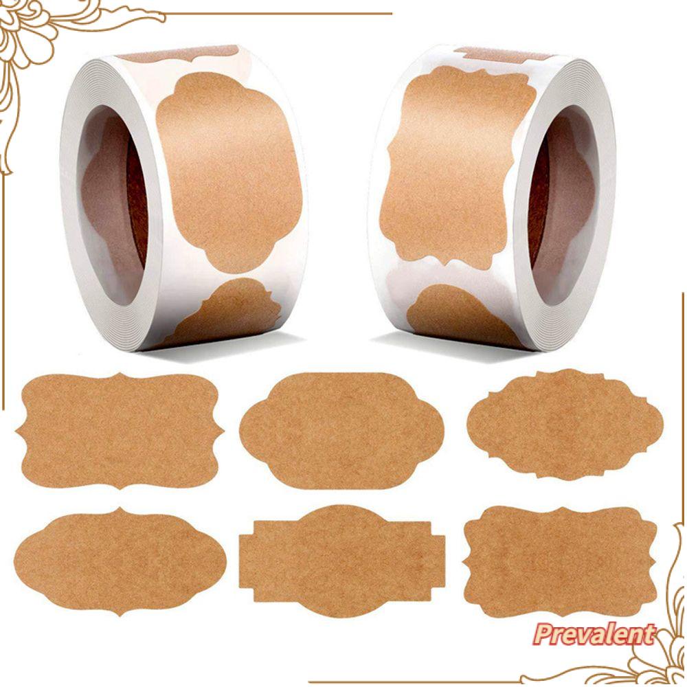 Preva 300pcs/roll Label Stiker Dapur Selai Toples Tag Botol Rumah