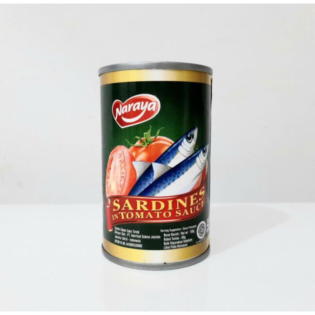 NARAYA SARDEN TOMAT 155 gr / NARAYA SARDEN DALAM SAUS TOMAT