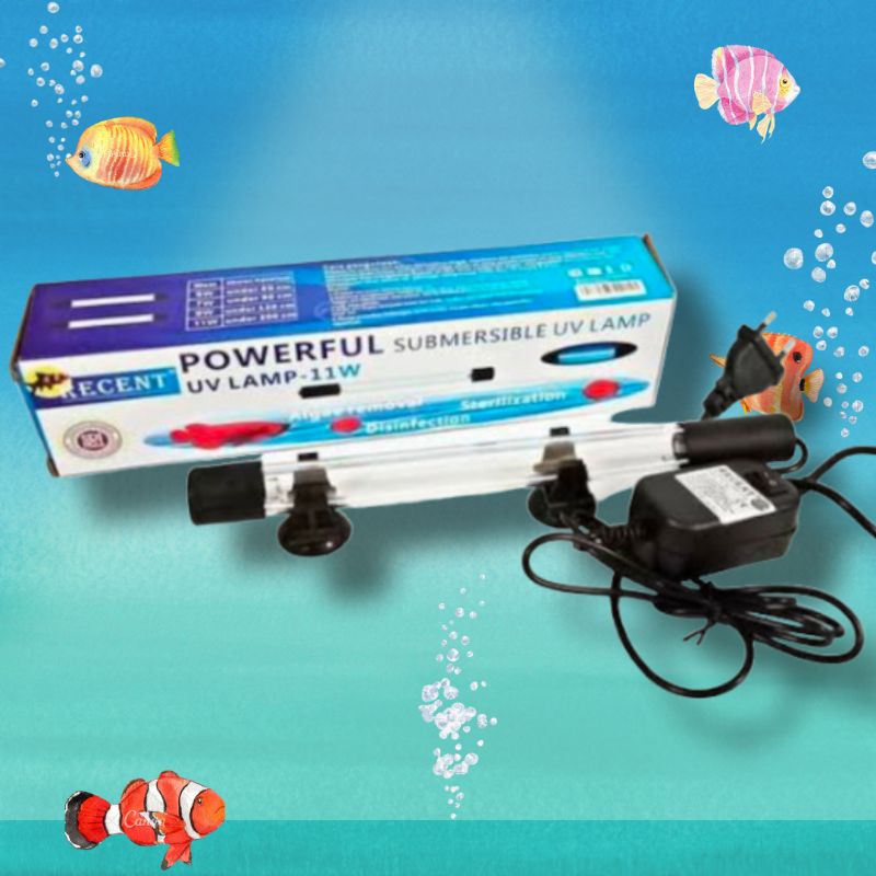 Lampu anti lumut bakteri UV RECENT UV 11 WATT