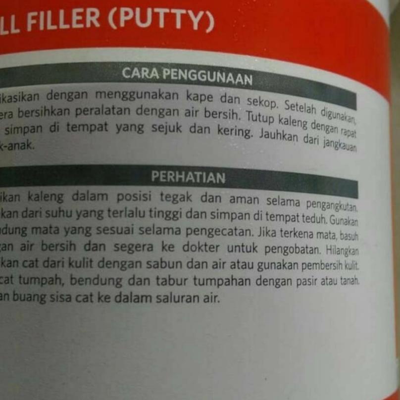 Star Seller! WALL PUTTY/PLAMUR/PLAMIR TEMBOK MATEX 4KG/DEMPUL DINDING / PLAMIR TEMBOK NIPPON PAINT M