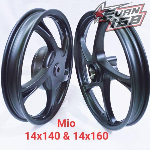 Velg Racing VROSSI Macho Mio Ring 14 Black Doff P5