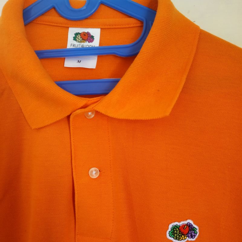 Kaos Polo Fruit Of The Loom Second Original