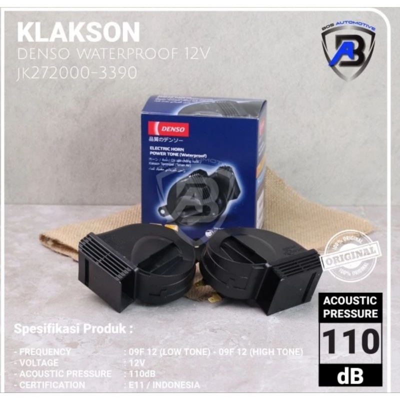 DENSO KLAKSON KEONG (ANTI AIR) - SEPEDA MOTOR &amp; MOBIL