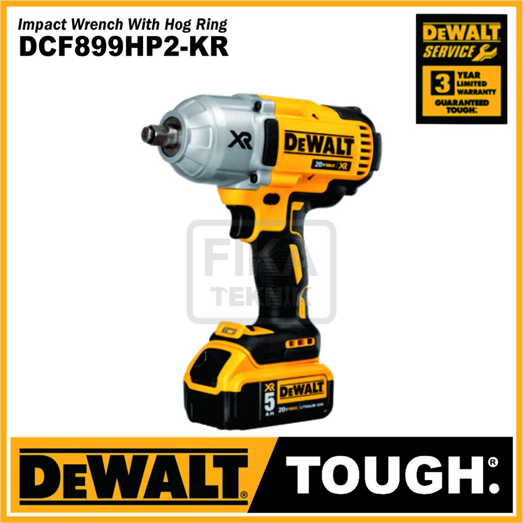 Mesin Bor Baterai Cas Cordless Impact Wrench Dewalt DCF899HP2