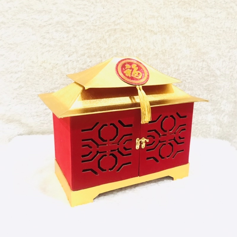 

Lemari Pagoda Imlek / Box imlek / sanjitan / Parcel Imlek / hampers imlek