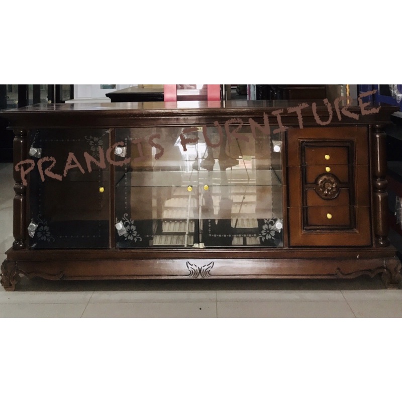 BUFET TV MINIMALIS MODERN BUFET TV PANJANG 200 CM BUFET TV PAJANGAN