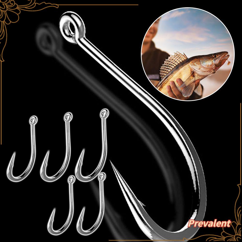 Preva 500pcs Pengait Pancing 2-6# Size Circled Band Extra Kuat