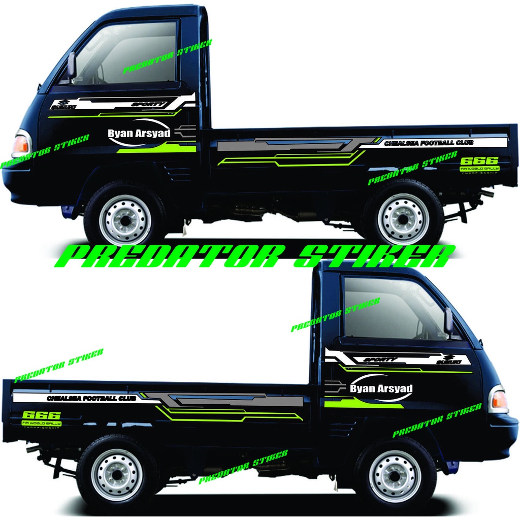 [COD] Stiker mobil pick up carry futura 120ss stiker list body side mobil pick up tss 120 BISA CUSTO